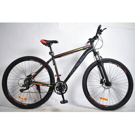 Горный велосипед Rook MA291H 29", Вариант УТ-00281795: Рама: one size (Рост: 155-185 см), Цвет: серый/оранжевый, изображение  - НаВелосипеде.рф