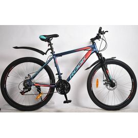 Горный велосипед Rook MА260D 26", MА260D-BU/RD, Вариант УТ-00282534: Рама: 18" (Рост: 167-178 см), Цвет: синий/красный, изображение  - НаВелосипеде.рф
