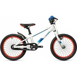 Детский велосипед CUBE CUBIE 160 16" 2021, Вариант УТ-00282912: Возраст: 3-6 лет (Рост: 100-115 см), Цвет: white´n´blue, изображение  - НаВелосипеде.рф