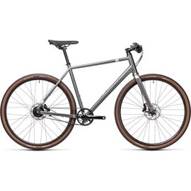 Городской велосипед CUBE EDITOR 28" 2021, Вариант УТ-00282913: Рама: 54 см (Рост: 173-185 см), Цвет: grey´n´silver, изображение  - НаВелосипеде.рф