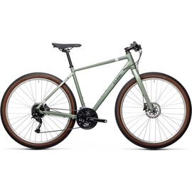 Городской велосипед CUBE HYDE 29" 2021, Вариант УТ-00282914: Рама: 50 cm (Рост: 165-172 см), Цвет: green´n´grey, изображение  - НаВелосипеде.рф