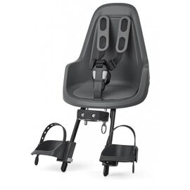 Велокресло BOBIKE ONE Mini, с креплением на рулевой трубе (переднее), urban grey, 8012000003, изображение  - НаВелосипеде.рф