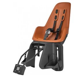 Велокресло BOBIKE ONE Maxi Frame, с креплением на багажник/раму, chocolate brown, 8012200004, изображение  - НаВелосипеде.рф