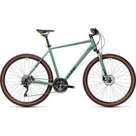 Туристический велосипед CUBE NATURE EXC 28" 2021, Вариант УТ-00282918: Рама: 54 см (Рост: 173-183 см), Цвет: green´n´bluegreen, изображение  - НаВелосипеде.рф