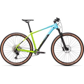 Горный велосипед CUBE REACTION PRO 29" 2021, Вариант УТ-00282925: Рама: 17" (Рост:165-174 см), Цвет: fadingblue´n´green, изображение  - НаВелосипеде.рф