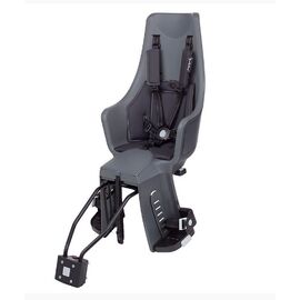 Велокресло BOBIKE Exclusive Maxi Plus Frame LED, с креплением на багажник/раму, urban grey, 8011100028, изображение  - НаВелосипеде.рф