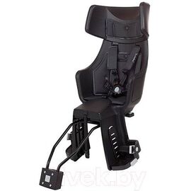 Велокресло BOBIKE Exclusive Maxi Plus Frame LED, с креплением на багажник/раму, urban black, 8011100024, изображение  - НаВелосипеде.рф