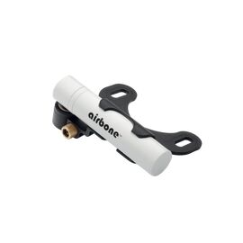 Мининасос велосипедный Mizumi AirBone ZT-702PA, 9,9 см длина, алюминий, белый, ZT-702PA white, изображение  - НаВелосипеде.рф