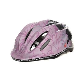 Шлем велосипедный Mizumi K-800, детский, Flower Pink, Вариант УТ-00283172: Размер: S (52-58 см), изображение  - НаВелосипеде.рф