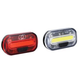 Фонари велосипедные OXFORD Bright Line LED set, комплект, 5 лм, 2 режима, чёрный, LD425, изображение  - НаВелосипеде.рф
