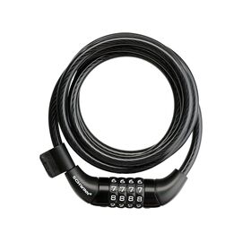 Замок велосипедный SCHWINN Combo Cable Lock, тросовый, длина 6", кодовый, чёрный, SW80150AZ-12, изображение  - НаВелосипеде.рф
