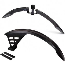 Крылья велосипедные ZEFAL DEFLECTOR RS75-FM60 SET, комплект, пластик, 27,5", 29", черный, 2533, изображение  - НаВелосипеде.рф