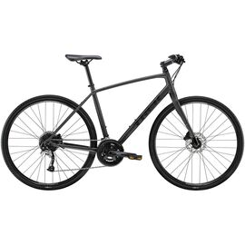  Гибридный велосипед Trek Fx 3 Disc 700C 2021, Вариант УТ-00277516: Рама: L (Рост: 175-186 см), Цвет: Dnister Black, изображение  - НаВелосипеде.рф