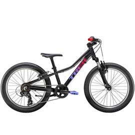 Детский велосипед Trek Precaliber 20 7Sp Girls 20" 2022, Вариант УТ-00277526: Возраст: 6-8 лет (Рост: 114-132 см), Цвет: Voodoo Trek Black, изображение  - НаВелосипеде.рф