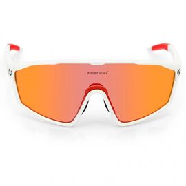 Велоочки NORTHUG SUNSETTER, White/Red, PN05071-101-1, изображение  - НаВелосипеде.рф