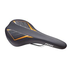Седло велосипедное Funn Skinny, 144 мм, black/orange, SD18SK-12, изображение  - НаВелосипеде.рф