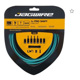 Велосипедный набор рубашек и тросиков переключения Jagwire Pro Shift Kit 1X Bianchi Celeste, PCK558, изображение  - НаВелосипеде.рф