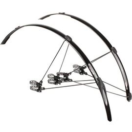 Крылья велосипедные ZEFAL SHIELD R30 SET, комплект, 700с/28", пластик, черный, 2540, изображение  - НаВелосипеде.рф