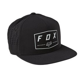 Бейсболка велосипедная Fox Badge Snapback Hat, черный, 28583-001-OS, изображение  - НаВелосипеде.рф