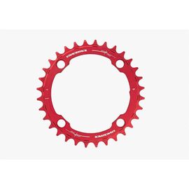Звезда велосипедная Race Face Narrow Wide, 104x38T, red, RNW104X38RED, изображение  - НаВелосипеде.рф