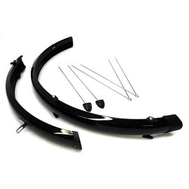 Крылья велосипедные SKS, комплект, для LIKEtoBIKE 24", чёрный, K92401BK, изображение  - НаВелосипеде.рф