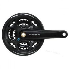 Система велосипедная Shimano Tourney, M171, 175мм, Квадрат, 48/38/28, EFCM171E888C3, изображение  - НаВелосипеде.рф