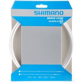 Гидролиния SHIMANO BH90-SS, 1700 мм, обрезной, цвет белый ESMBH90SSW170, изображение  - НаВелосипеде.рф