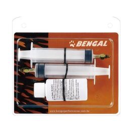 Комплект для заправки гидролинии BENGAL, D:3/M4/M5/M6/шланг, шприцы, тормозная жидкость DOT 4, изображение  - НаВелосипеде.рф