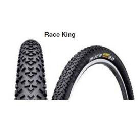 Велопокрышка Continental Race King 2.0, 26x2.0 (50-559), MTB, черная 01001820000, изображение  - НаВелосипеде.рф