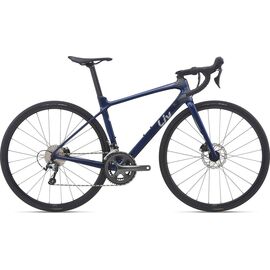 Шоссейный велосипед Liv Langma Advanced 3 Disc Eclipse 2021, Вариант УТ-00283774: Рама: M (Рост: 164-175 см), Цвет: еclipse, изображение  - НаВелосипеде.рф