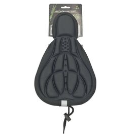 Накладка на седло Vinca Sport XD 10, гелевая, черный, размер 285х175мм, XD 10 Black, изображение  - НаВелосипеде.рф