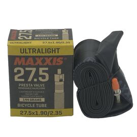 Камера Maxxis Ultralight, 27.5x1.90-2.35, 0.6 мм, Presta, IB75076100 => IB75076300, изображение  - НаВелосипеде.рф