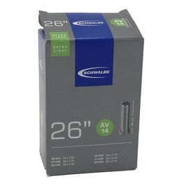 Велокамера Schwalbe AV14, 26"х1.5-2.35, 40/60-559, Schraeder, Extra Light, 10424340, изображение  - НаВелосипеде.рф