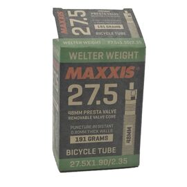 Велокамера Maxxis Welter Weight, 27.5x1.90/2.35, 0.9 мм, вело ниппель 48 мм, IB75079300, изображение  - НаВелосипеде.рф