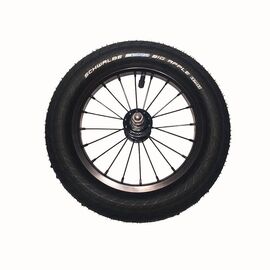 Колесо запасное Kokua, в сборе, 12", покрышка BIG APPLE, для беговела KOKUA LIKEaBIKE Jumper, черный, K81211BK, изображение  - НаВелосипеде.рф