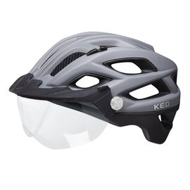 Шлем велосипедный KED Covis Lite, Grey Black Matt, 2021, 11203977606, Вариант УТ-00284520: Размер: L (55-61 см), изображение  - НаВелосипеде.рф