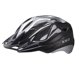 Велошлем KED Tronus Black Silver 2020, 11213270056, Вариант УТ-00284610: Размер: L (57-63 см), изображение  - НаВелосипеде.рф