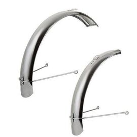 Крылья велосипедные STELS 16", без крепежа, сталь, хром, КЛ106642, изображение  - НаВелосипеде.рф