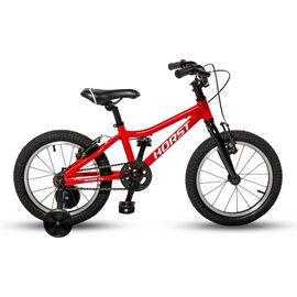 Детский велосипед HORST Scout 16" 2020 , Вариант УТ-00283864: Возраст: 4-6 лет (Рост: 105-120 см), Цвет: красный/черный/белый, изображение  - НаВелосипеде.рф