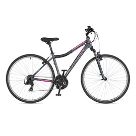 Женский велосипед AUTHOR Compact ASL 28" 2022, Вариант УТ-00286304: Рама: 15" (Рост: 145-158 см), Цвет: серый/розовый, изображение  - НаВелосипеде.рф