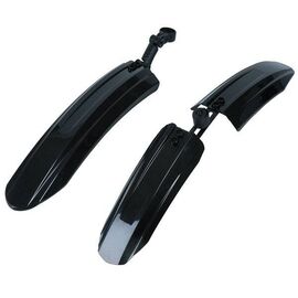 Крылья велосипедные STG FD-01 F/R, комплект, для колёс 24-26", пластик, черный, Х98850, изображение  - НаВелосипеде.рф