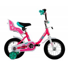 Детский велосипед NOVATRACK MAPLE 12 2021, Вариант УТ-00285191: Возраст: 2-4 года (Рост: 75-100 см), Цвет: розовый, изображение  - НаВелосипеде.рф