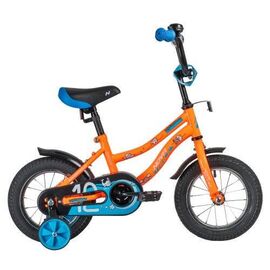 Детский велосипед NOVATRACK NEPTUNE 12" 2020, Вариант УТ-00285193: Возраст: 2-4 года (Рост: 80-100 см), Цвет: оранжевый, изображение  - НаВелосипеде.рф