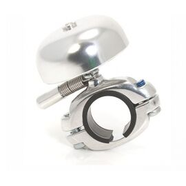 Звонок велосипедный XLC mini bell Retro DD-M04, серый, 2500701600, изображение  - НаВелосипеде.рф