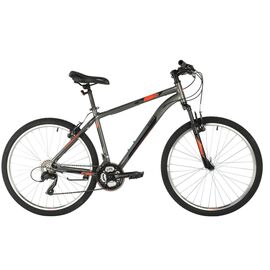 Горный велосипед FOXX ATLANTIC 26" 2021, 26AHV.ATLAN.16GR1, Вариант УТ-00285866: Рама: 16" (Рост: 150-165 см), Цвет: серый, изображение  - НаВелосипеде.рф