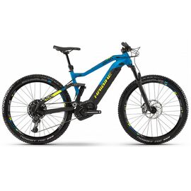 Электровелосипед HAIBIKE SDURO FullSeven 9.0 i500Wh 27,5" 2019, Вариант УТ-00285562: Рама: L (Рост: 175-185 см), Цвет: black/blue/yellow matt, изображение  - НаВелосипеде.рф