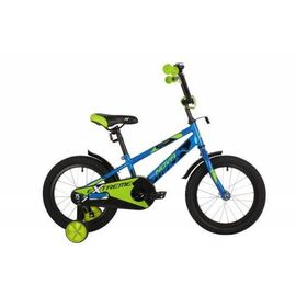Детский велосипед NOVATRACK EXTREME 16" 2021, Вариант УТ-00285439: Возраст: 4-6 лет (Рост: 100-115 см), Цвет: зеленый, изображение  - НаВелосипеде.рф