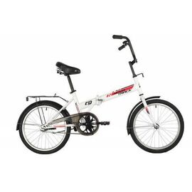 Складной велосипед NOVATRACK TG30 20" 2021, Вариант УТ-00285528: Рама: one size (Рост: 145-190 см), Цвет: белый, изображение  - НаВелосипеде.рф