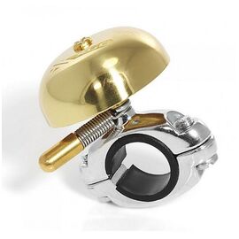 Звонок велосипедный XLC mini bell Retro DD-M03, brass, 2500701500, изображение  - НаВелосипеде.рф