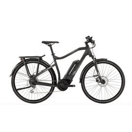 Электровелосипед HAIBIKE SDURO Trekking 1.0 men 400Wh 2019, Вариант УТ-00285574: Рама: XXL (Рост: 200-205 см), Цвет: черно-серый, изображение  - НаВелосипеде.рф